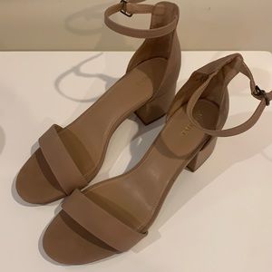 Merona stacked heels from Target